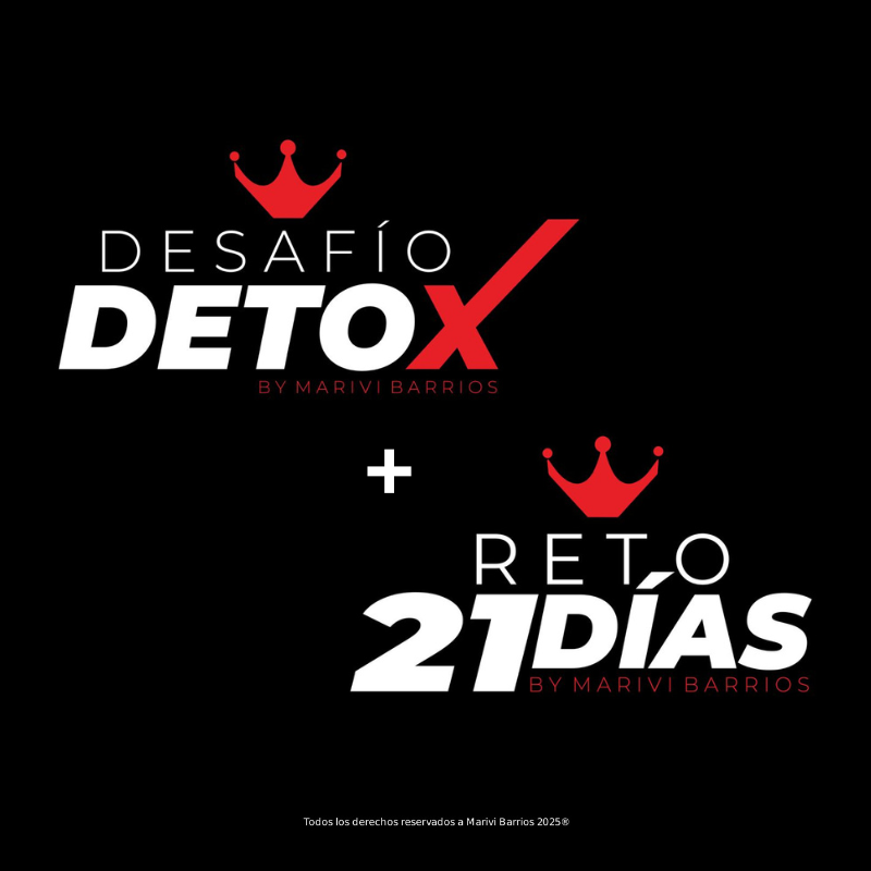 Reto de Transformación + Detox<br> PRECIO: 32$ o 4480 BS